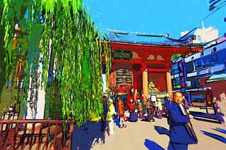 ,,, ,,,   , ,.  

 - mon Kaminari.,    .,  - ji Senso., Asakusa., .