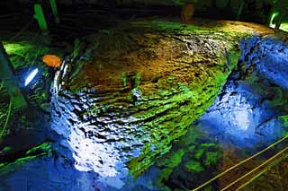 illust, materiale, libero panorama, ritratto dipinto, matita di colore disegna a pastello, disegnando,Lavico nella sovrabbondanza di caverna di vigore, Manjang gul Caverna, Geomunoreum sistema di tubo lavico, isola vulcanica, cantina