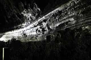 Foto, materiell, befreit, Landschaft, Bild, hat Foto auf Lager,Die Mauer des berflusses an Krafthhle, Manjang gul-Hhle, Geomunoreum Lava Rohr System, vulkanische Insel, Kellergeschoss