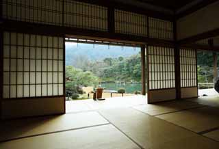 , , , , ,  .,Tenryu-ji Ogata , Chaitya, tatami mat,  , Sagano