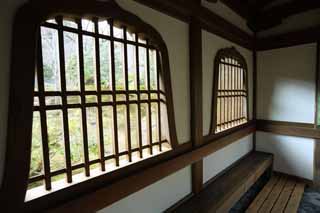 foto,tela,gratis,paisaje,fotografa,idea,Ventana de cabeza de flor de Tenryu - ji, Chaitya, Tragaluz, Herencia de mundo, Sagano