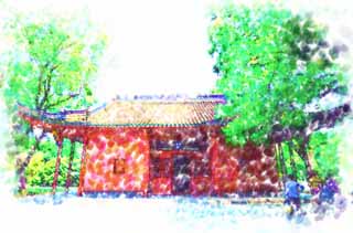 illust, , , , , ,  ,  , .,Ming Xiaoling Mausoleum Toru,  ,    ,  ,  