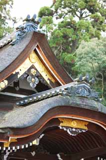 Foto, materieel, vrij, landschap, schilderstuk, bevoorraden foto,Omiwa heiligdom belangrijkste heiligdom, Shinto, Voorkoming tegen kwaad, Terrein, Adoratie