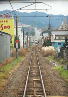 fotografia, materiale, libero il panorama, dipinga, fotografia di scorta,JR Sakurai la linea, ferrovia, treno, Treno locale, 221 treno di sistema