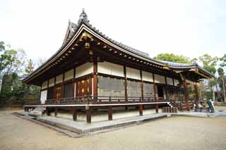 photo,material,free,landscape,picture,stock photo,Creative Commons,Ninna-ji Temple inner temple, The Imperial Court style, main room structure, Chaitya, world heritage