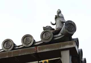 fotografia, materiale, libero il panorama, dipinga, fotografia di scorta,Tempio di Ninna-ji Kannondo, Stile architettonico giapponese, tegola di tetto, Chaitya, eredit di mondo