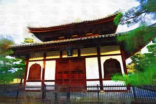 illust, , , , , ,  ,  , .,Myoshin-ji      scripture, Egen Kanzan,  ,   pope,    sect