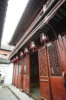 Foto, materieel, vrij, landschap, schilderstuk, bevoorraden foto,Mt. Yuyuan Tuin tempel bevelen, Joss huis tuinieren, , Chinees etenswaar trant, Chinees gebouw