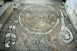 photo,material,free,landscape,picture,stock photo,Creative Commons,Yuyuan Garden floor stone, Joss house garden, mosaic, An animal, Chinese building