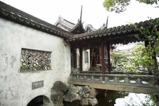 photo,material,free,landscape,picture,stock photo,Creative Commons,Yuyuan Garden, Joss house garden, , Chinese food style, I am painted in red