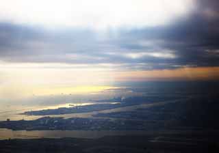 Foto, materiell, befreit, Landschaft, Bild, hat Foto auf Lager,Licht zu Nachgiebigkeit auf im industriellen Gebiet, Wolke, Stimme des Himmels, Das Meer, Kanal