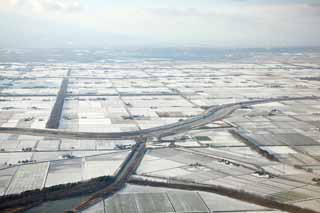 fotografia, materiale, libero il panorama, dipinga, fotografia di scorta,La terra nevosa, scena di neve, campo, Agricoltura, fiume