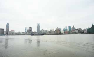 foto,tela,gratis,paisaje,fotografa,idea,Huangpu Jiang, Embarcacin, Edificio, Ciudad, Un mar desigual exterior