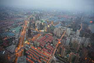 fotografia, materiale, libero il panorama, dipinga, fotografia di scorta,Sviluppo di Sciangai, faro, Pudong area Nuova, Un appartamento, grattacielo