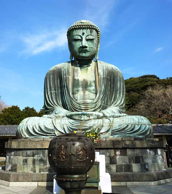 fotografia, materiale, libero il panorama, dipinga, fotografia di scorta,Kamakura la grande statua di Budda, , , Soong disegna, Scultura di Buddismo