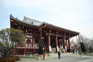 Foto, materieel, vrij, landschap, schilderstuk, bevoorraden foto,Ikegami voorkant poort tempel Universitaire tempel, Takashi Nichiren, Chaitya, Tempel bodhidharma, Kunstenaar Ryuko Kawabata