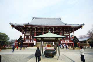 foto,tela,gratis,paisaje,fotografa,idea,Ikegami primero templo de la universidad del templo de recaudacin, Takashi Nichiren, Chaitya, El templo de Bodhidharma, Artista Ryuko Kawabata