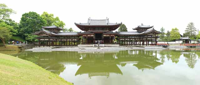 photo,material,free,landscape,picture,stock photo,Creative Commons,Byodo-in Temple Chinese phoenix temple, world heritage, Jodo faith, Pessimism due to the belief in the third and last stage of Buddhism, An Amitabha sedentary image