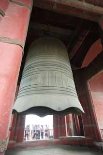 photo,material,free,landscape,picture,stock photo,Creative Commons,A bell tower of Beijing, bell tower, Keijo, The time signal, Striking a bell