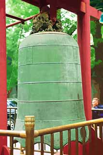 illust, materiell, befreit, Landschaft, Bild, Gemlde, Farbbleistift, Wachsmalstift, Zeichnung,,Ein Yonghe Temple-Tempel Glocke, Glocke, Bronze, Drachen, Chaitya