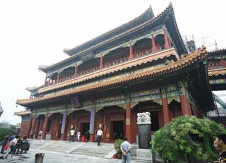 photo,material,free,landscape,picture,stock photo,Creative Commons,Yonghe Temple, , Faith, I am painted in red, Chaitya