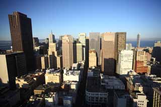 Foto, materiell, befreit, Landschaft, Bild, hat Foto auf Lager,Die Gebudegruppe von San Francisco, Hochhaus, Im Stadtzentrum, Wohngebiet, Neigung