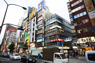 Foto, materieel, vrij, landschap, schilderstuk, bevoorraden foto,Kabukicho, Shinjuku, Restaurant, Signboard, Manieren en douane, Illumineringen