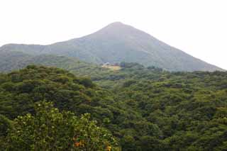 Foto, materiell, befreit, Landschaft, Bild, hat Foto auf Lager,Aizu Mt. Bandai-san, Vulkan, Ausbruch, Frbte Bltter, Aizu Fuji