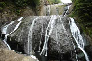 foto,tela,gratis,paisaje,fotografa,idea,Una cascada de Fukuroda, Sacerdote Buddhist westing, Takikawa, Kuji ro, Komon Mito