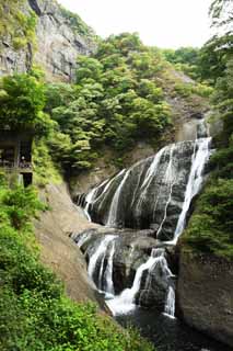 photo,material,free,landscape,picture,stock photo,Creative Commons,A waterfall of Fukuroda, westing Buddhist priest, Takikawa, Kuji River, Komon Mito