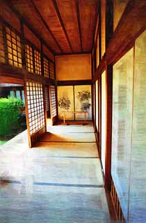 ,,, ,,,   , ,.  

 Kairaku-en    Yoshifumi, .,  tatami.,  fusuma., shoji.