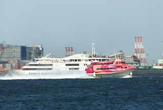 fotografia, materiale, libero il panorama, dipinga, fotografia di scorta,Un Jetfoil, nave di passeggero, Nave di velocit alta, porto, Jetfoil