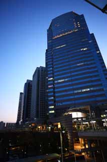 photo,material,free,landscape,picture,stock photo,Creative Commons,Shinagawa, high-rise building, An office building, Shinagawa interchange city, At dark