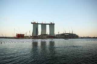 fotografia, materiale, libero il panorama, dipinga, fotografia di scorta,Singapore, La macchia di costruzione, luogo di costruzione, edificio a molti piani, facilit turistica