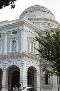 Foto, materieel, vrij, landschap, schilderstuk, bevoorraden foto,Een Singaporean nationaal museum, Koepeltent, De geschiedenis, Museum, Een toegang