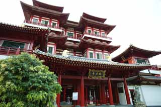 photo,material,free,landscape,picture,stock photo,Creative Commons,Buddha Tooth Relic Temple, Chaitya, I am painted in red, Chinese food, Deva King image