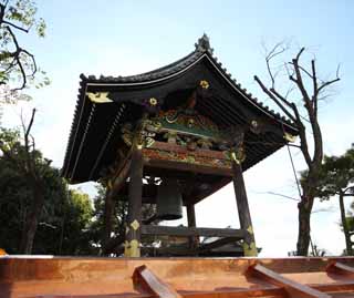 photo,material,free,landscape,picture,stock photo,Creative Commons,West Honganji bell tower, Honganji, Chaitya, temple bell, Decoration