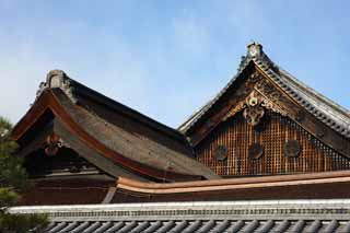 photo,material,free,landscape,picture,stock photo,Creative Commons,West Honganji study, Honganji, Chaitya, Shinran, roof tile