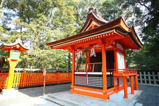 Foto, materiell, befreit, Landschaft, Bild, hat Foto auf Lager,Fushimiinari professioneller Spamacher, Neujahr besucht zu einem schintoistischen Schrein, Ich werde in roten gemalt, Inari, Fuchs