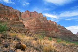 photo,material,free,landscape,picture,stock photo,Creative Commons,Great bluff, cliff, blue sky, , 