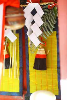 photo,material,free,landscape,picture,stock photo,Creative Commons,Fushimi-Inari Taisha Shrine bamboo blind, bamboo blind, , paper appendix, fox