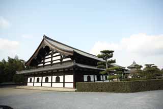 fotografia, materiale, libero il panorama, dipinga, fotografia di scorta,Tempio di Tempio di Tofuku-ji per studio Zen, Chaitya, frontone, tettoia, Zen