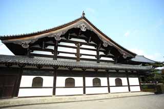 Foto, materieel, vrij, landschap, schilderstuk, bevoorraden foto,Tofuku-ji Tempel tempel voor Zen bestudering, Chaitya, Gevel, Uitbouw, Zen