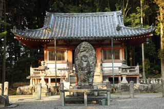 Foto, materiell, befreit, Landschaft, Bild, hat Foto auf Lager,Daigo-ji-Tempel Fudodou, Chaitya, Goma, steinigen Sie Statue, Ein Acala-Bild