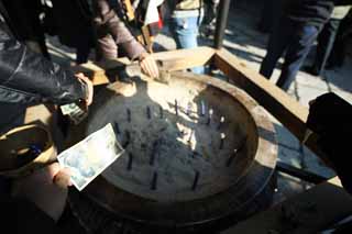 photo,material,free,landscape,picture,stock photo,Creative Commons,Zeniarai-benten Shrine incense holder, An incense stick, Ash, Wife of chief zen-priest, Money-making