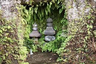 Foto, materieel, vrij, landschap, schilderstuk, bevoorraden foto,Zeniarai-benten Heiligdom heuvel, Sanskriet karakters, Grot, Vrouw van de opperhoofd zen-pastoor, Geld-vervaardiging