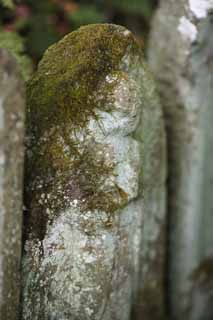 photo, la matire, libre, amnage, dcrivez, photo de la rserve,Temple Hase-dera Ishibotoke, statue de pierre, Mousse, Bouddhisme, Chaitya