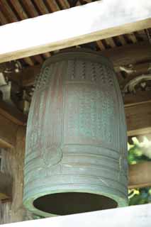 Foto, materiell, befreit, Landschaft, Bild, hat Foto auf Lager,Hase-dera Temple-Tempel Glocke, Glocke, Glockenturm, Buddhismus, Chaitya