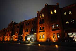 photo,material,free,landscape,picture,stock photo,Creative Commons,Yokohama red brick warehouse, brick warehouse, sightseeing spot, Waterfront, modernization industry inheritance