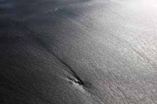 fotografia, materiale, libero il panorama, dipinga, fotografia di scorta,Una comunicazione della sabbia, Sabbia, spiaggia, onda, fantasia